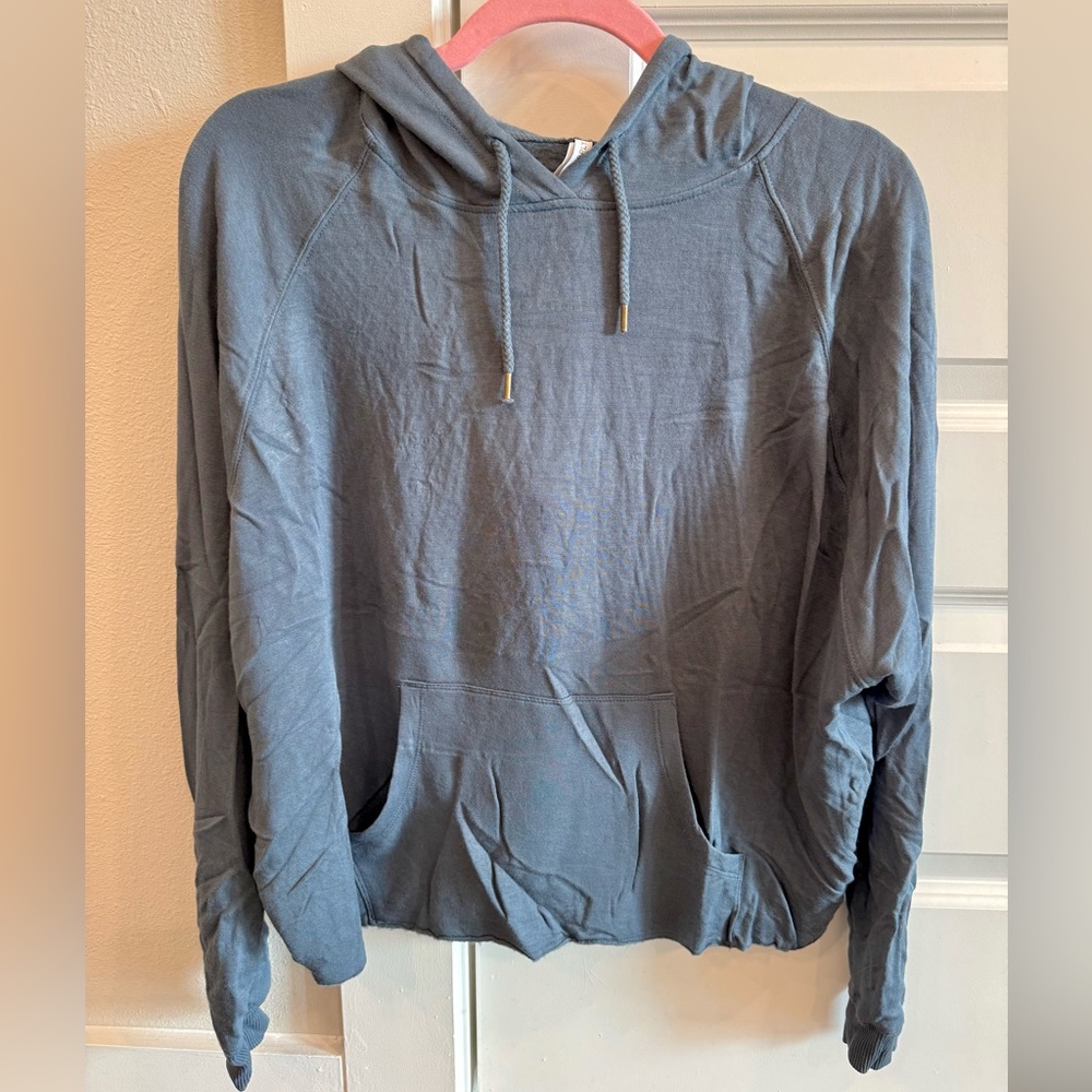 Z Supply Blue/Gray Hooded Sweatshirt Size Small 💙